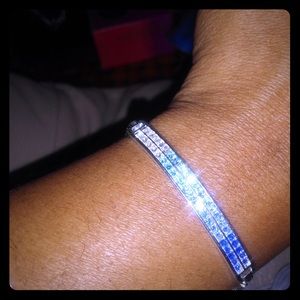 Bracelet, ombré, faux jewels